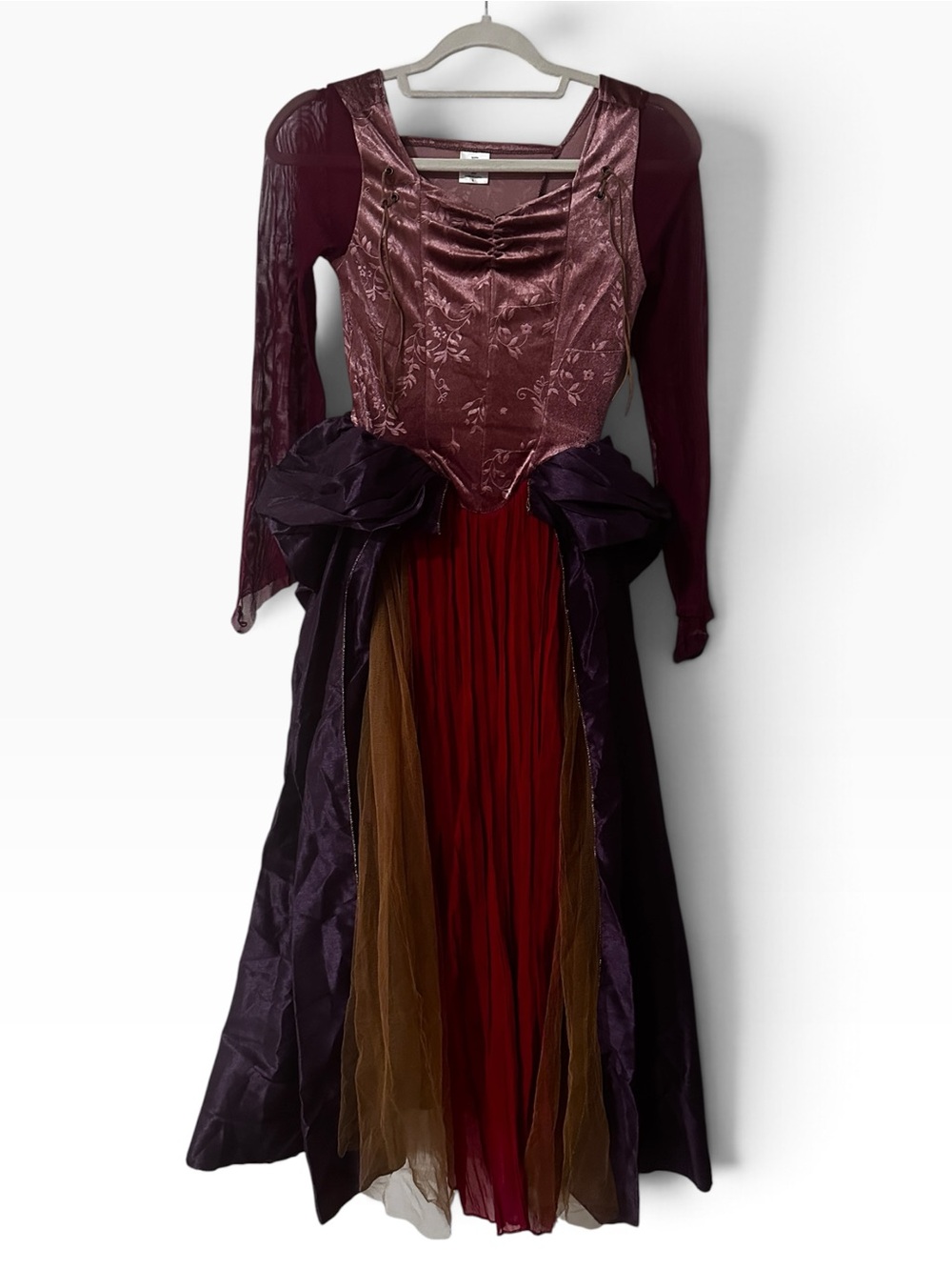 Girls Size Large Disney Hocus Pocus Sarah Sanderson Layered Dress Spirit